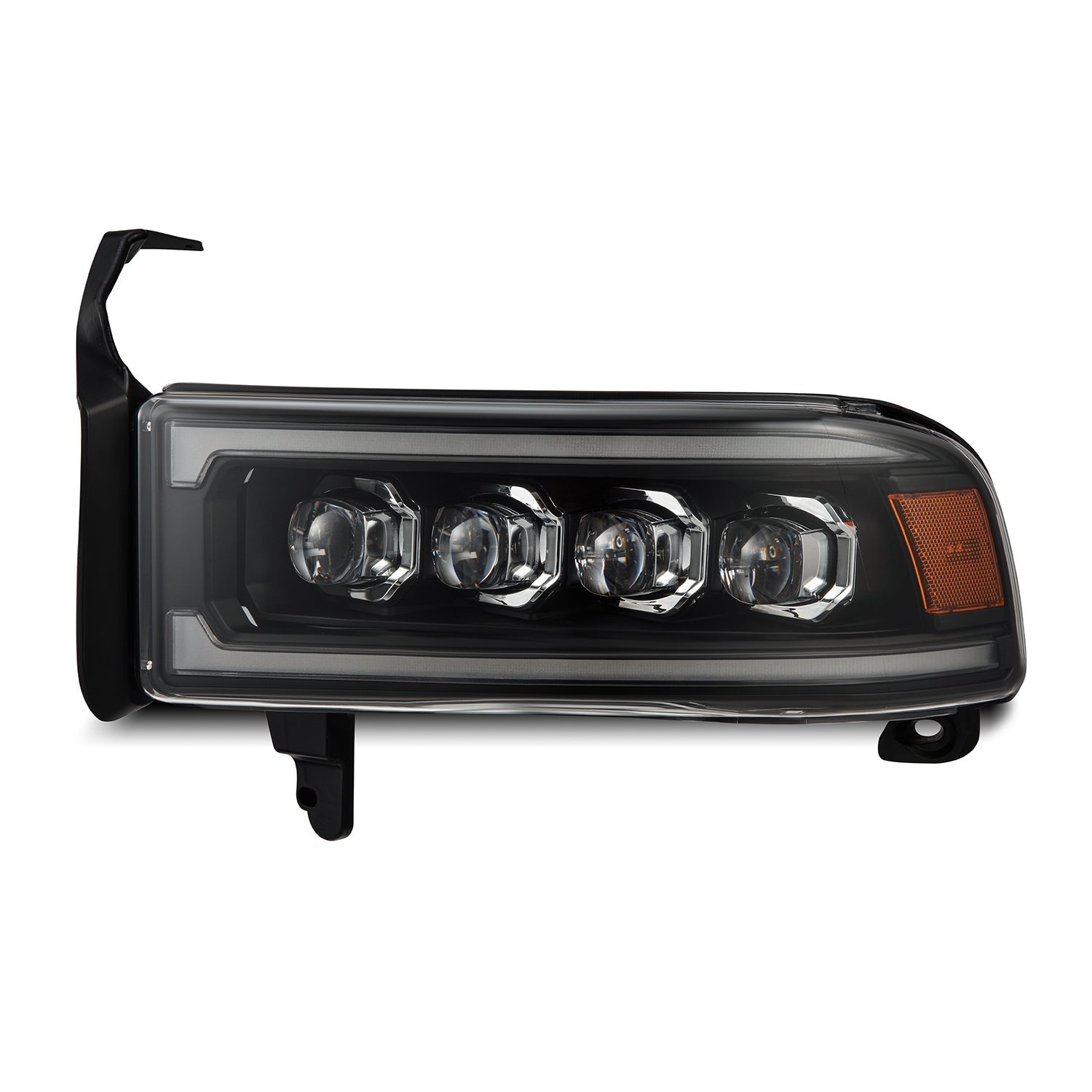 94-01 Dodge Ram 1500/94-02 Ram 2500/3500 NOVA-Series LED Headlights Black | AlphaRex