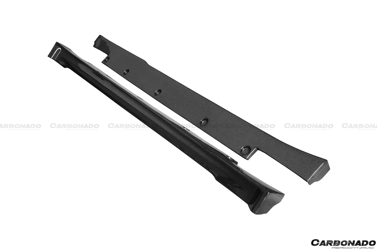 2012 - 2015 Tesla S Pre-facelift RZS Style Carbon Fiber Full Kit