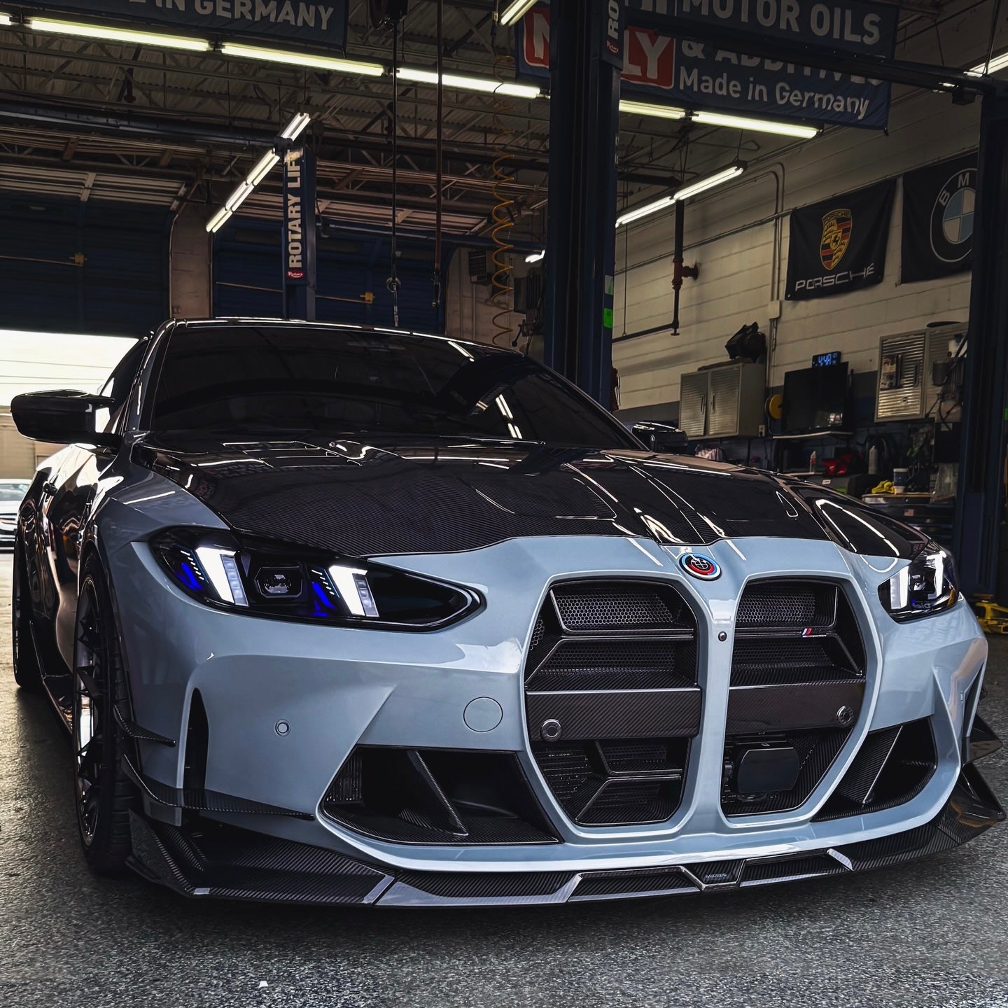 BMW G8X G80 M3 G82 M4 G22 4 Series CSL Yellow/White Complete Snake Eyes Style Headlights 2021 - Current