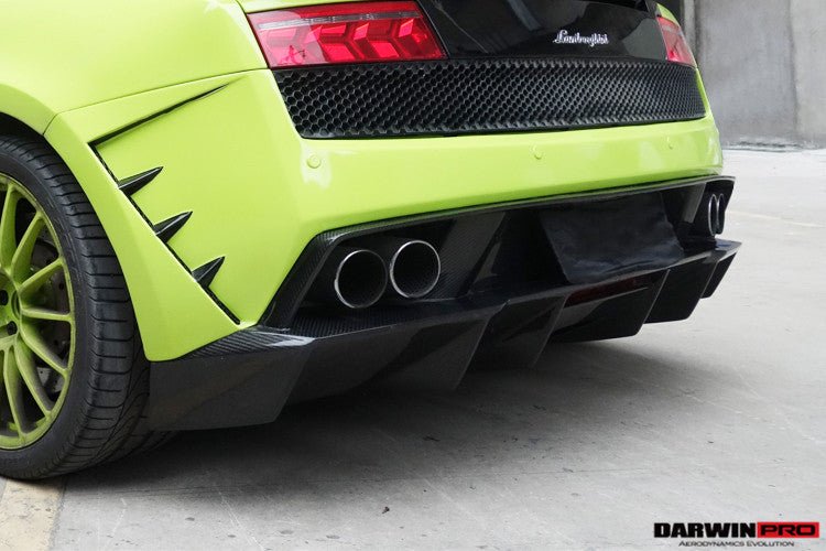 2009 - 2014 Lamborghini Gallardo DP Style Fiber Reinforce Polymer Rear Bumper
