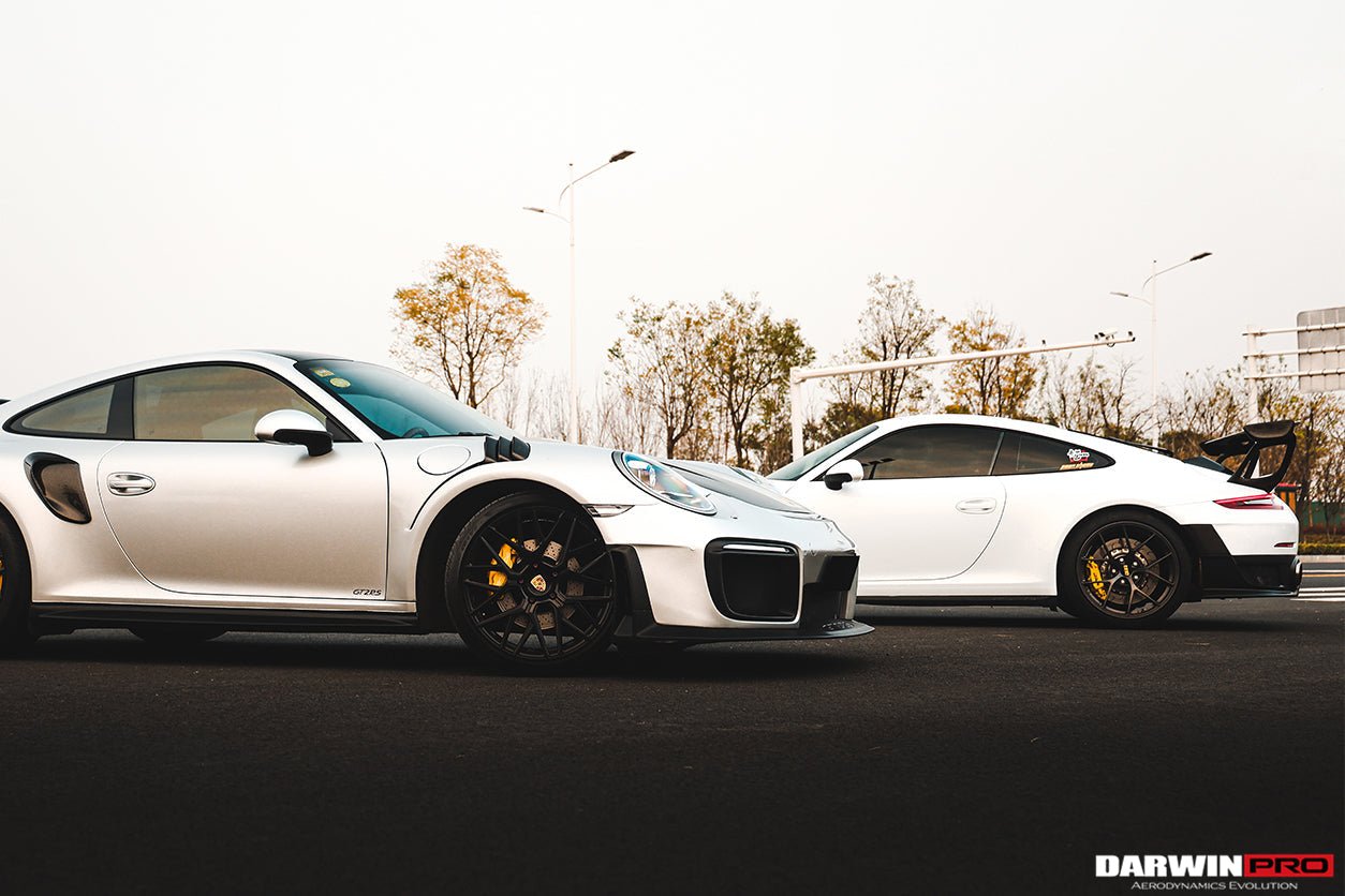 2012 - 2019 Porsche 911 991.1/991.2 Carrera/S GT2RS Style Carbon Fiber Quarter Panel Side Scoops