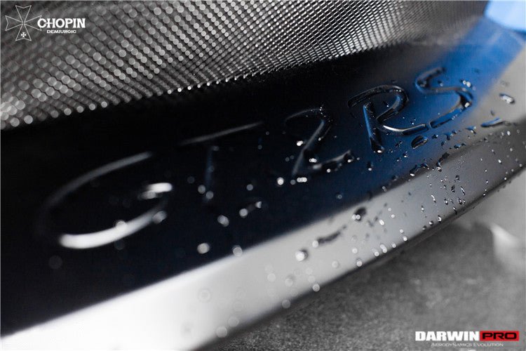 2013 - 2019 Porsche 911 991 Turbo S GT2RS Style Partial Carbon Fiber Front Bumper and Fender