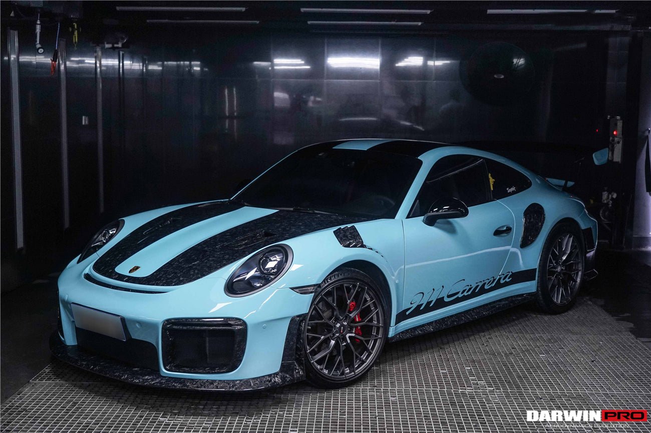 2016 - 2019 Porsche 911 991.2 Carrera &Targa 4 & 4S GT2RS Style Partial Carbon Fiber Front Bumper