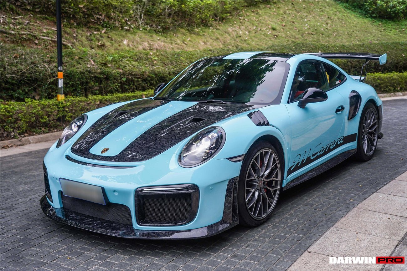 2016 - 2019 Porsche 911 991.2 Carrera &Targa 4 & 4S GT2RS Style Partial Carbon Fiber Front Bumper