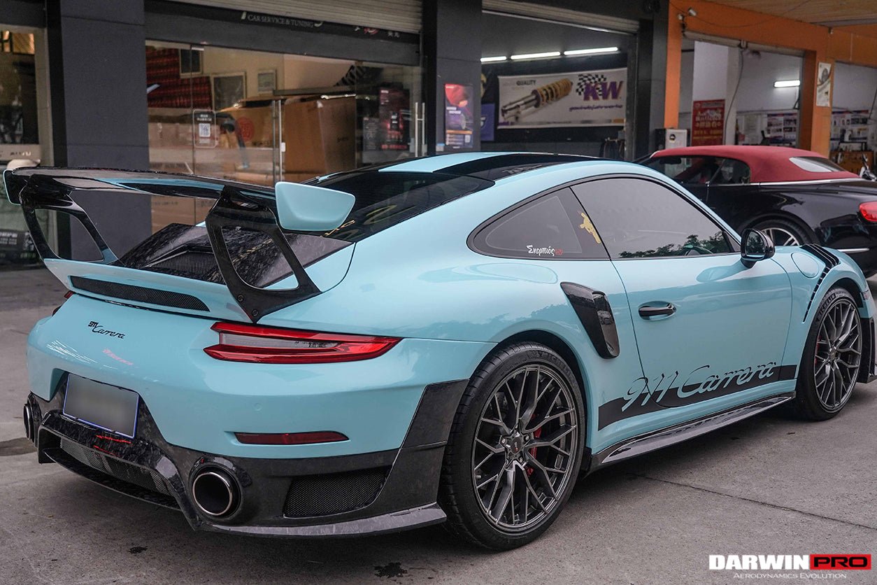 2016 - 2018 Porsche 911 991.2 Carrera/Targa 4/4S GT2RS Style Carbon Fiber Quarter Panel Side Scoops