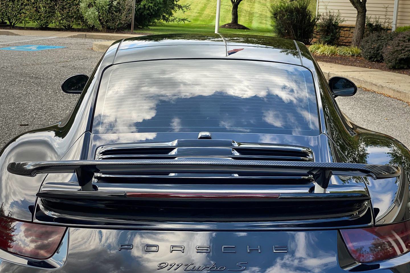 Porsche 911 991.2 Turbo S OEM Up Wing Carbon Fiber Spoiler 2016-2019