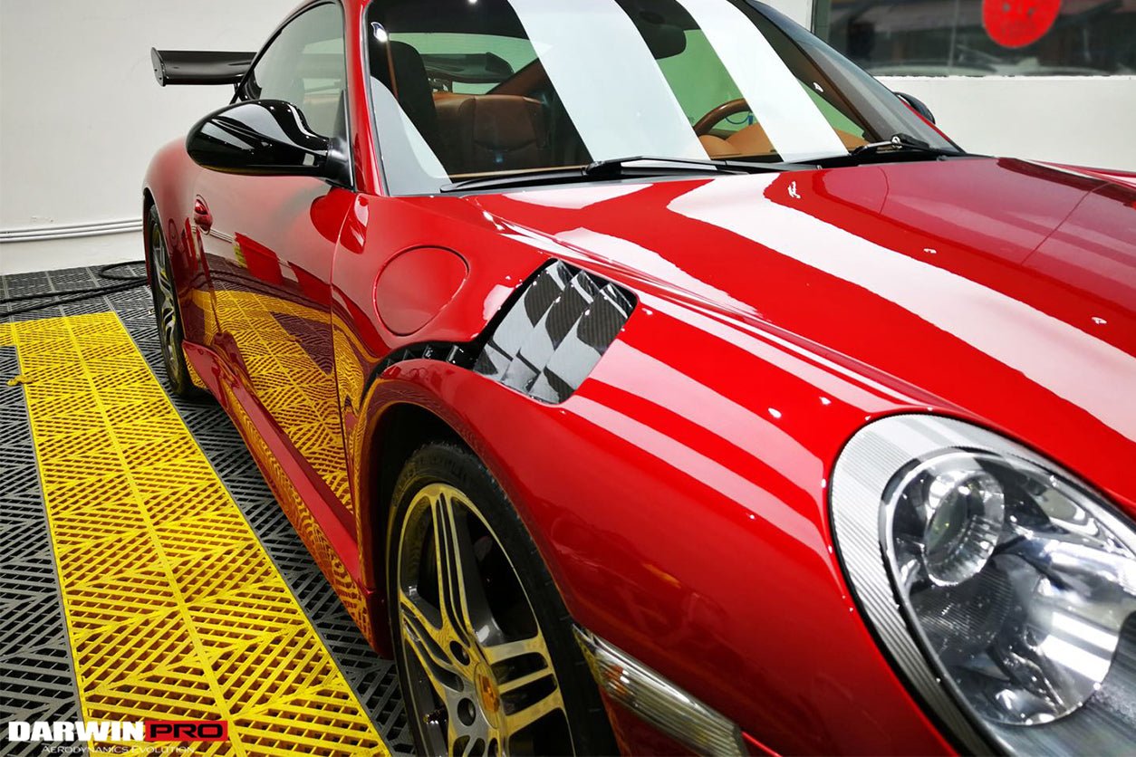 DarwinPRO 2009-2012 Porsche 911 997.2 Carrera S 4S 991GT3RS Style Front Fender - DarwinPRO Aerodynamics