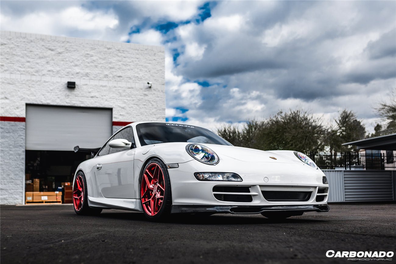 2005 - 2008 Porsche 911 997.1 Carrera & S & 4S EM Style Front Lip