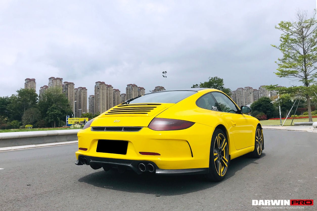 DarwinPRO 2009-2012 Porsche 911 997.2 Carrera S 991GT3 Style Rear Bumper - DarwinPRO Aerodynamics