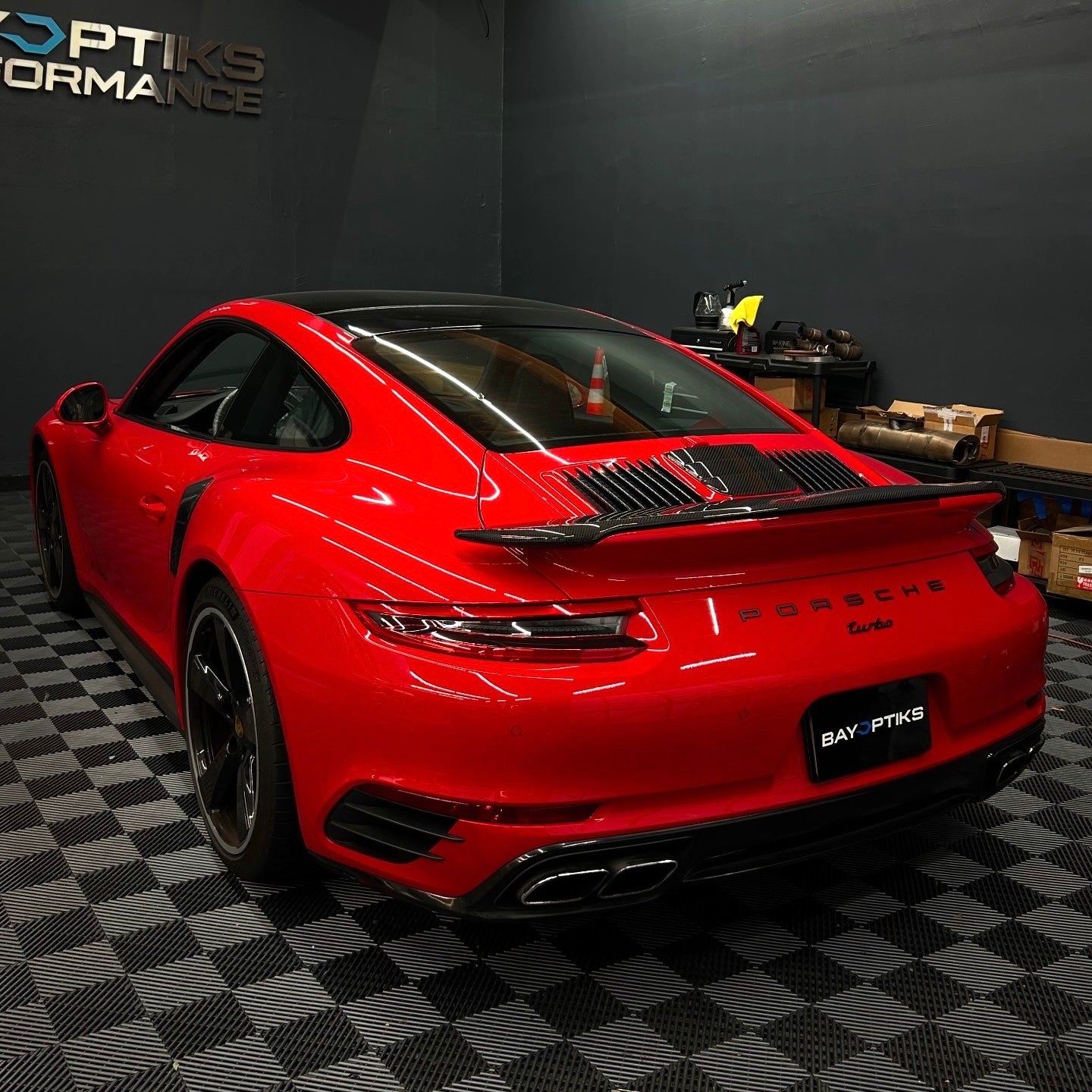 Porsche 911 991.2 Turbo S Carbon Fiber Up Wing 2016-2019