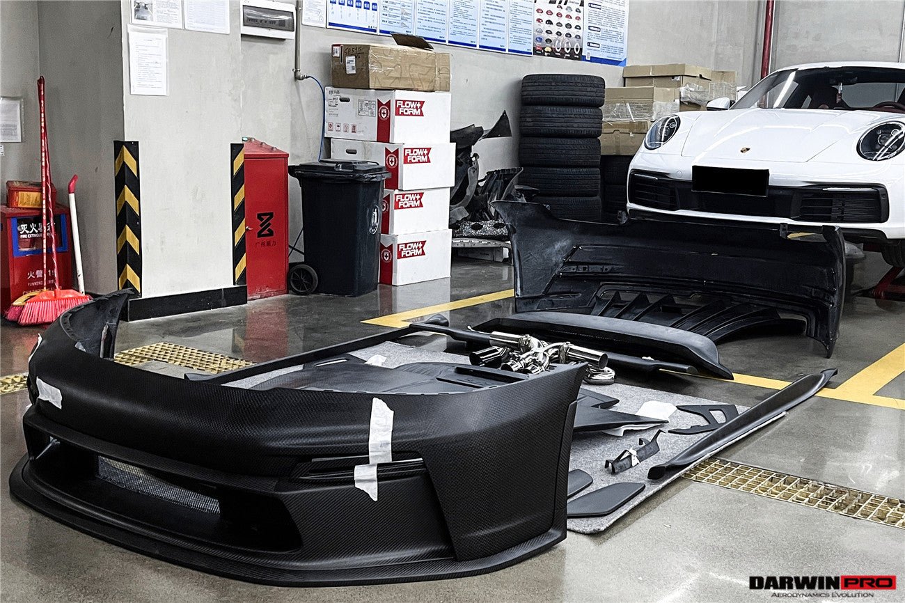 2019 - 2024 Porsche 911 992 Carrera & S & 4 & 4S & Targa & Cabriolet GT3 Style Front Bumper