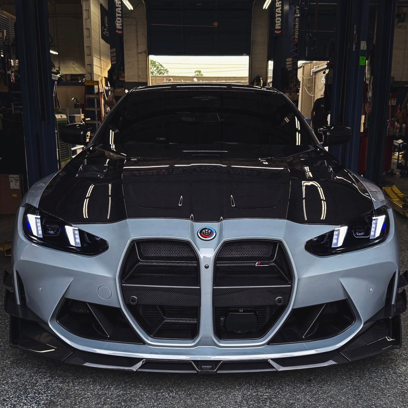 BMW G8X G80 M3 G82 M4 G22 4 Series CSL Yellow/White Complete Snake Eyes Style Headlights 2021 - Current