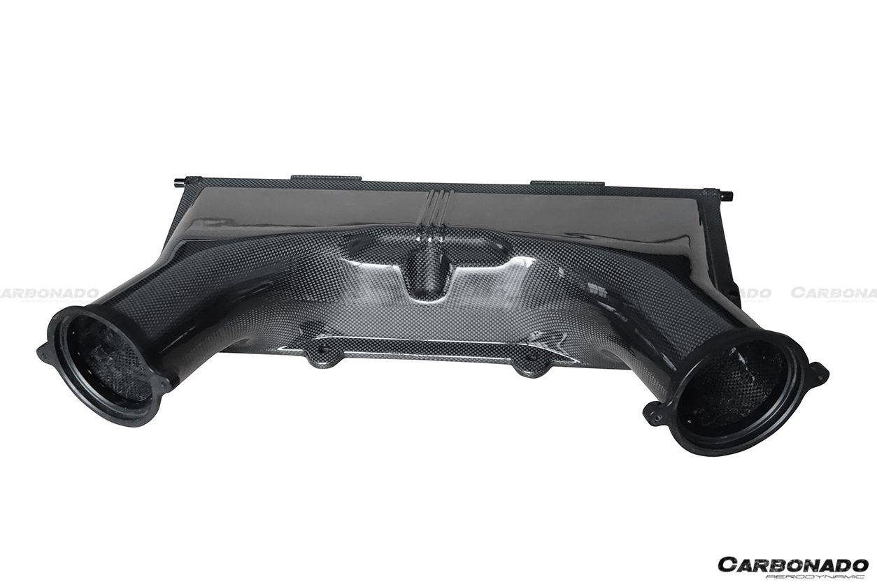 2015-2023 Ferrari F8 & 488 GTB & Spider Dry Carbon Fiber Airbox - Carbonado