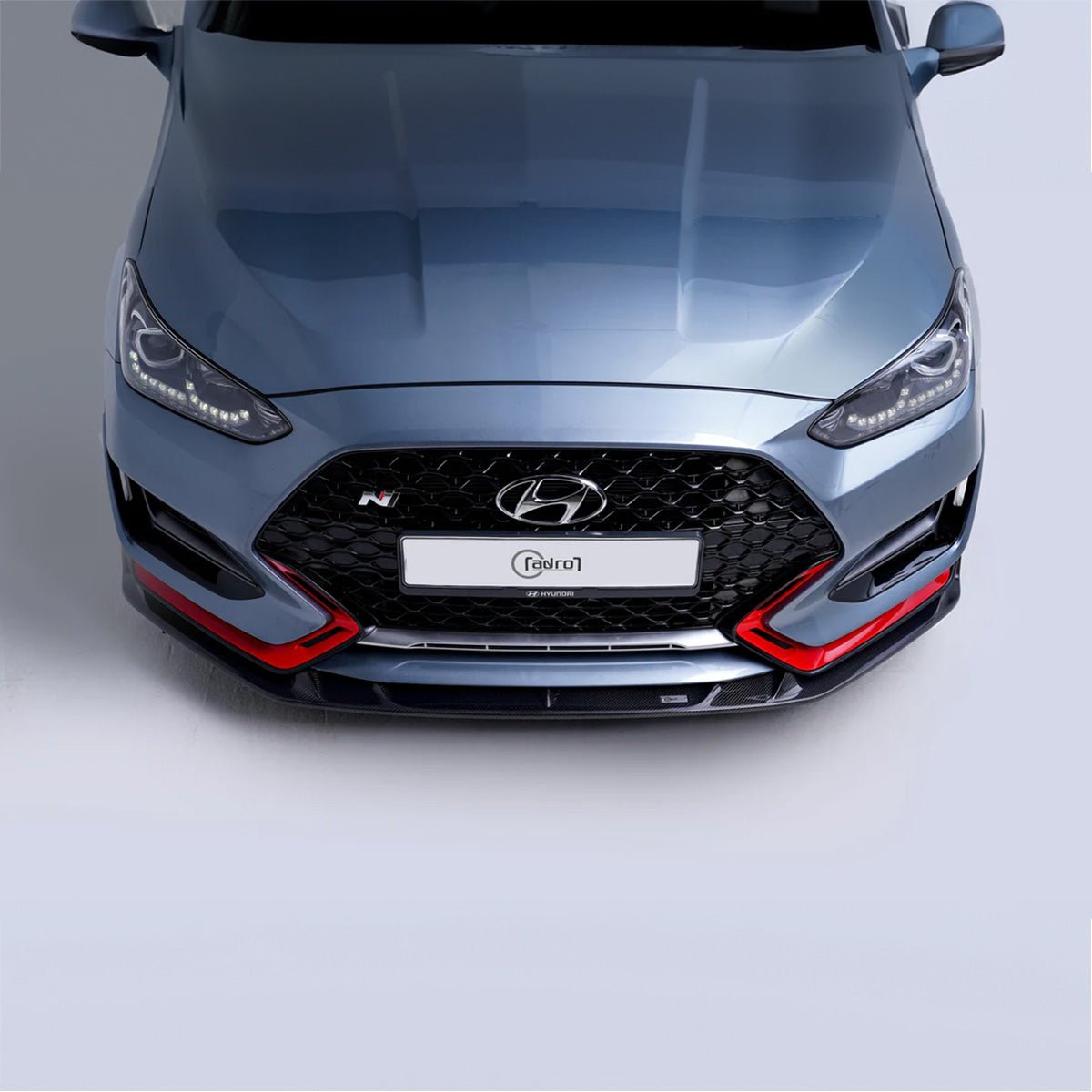 Adro Hyundai Veloster N Carbon Fiber Front Lip V2 (Type A)