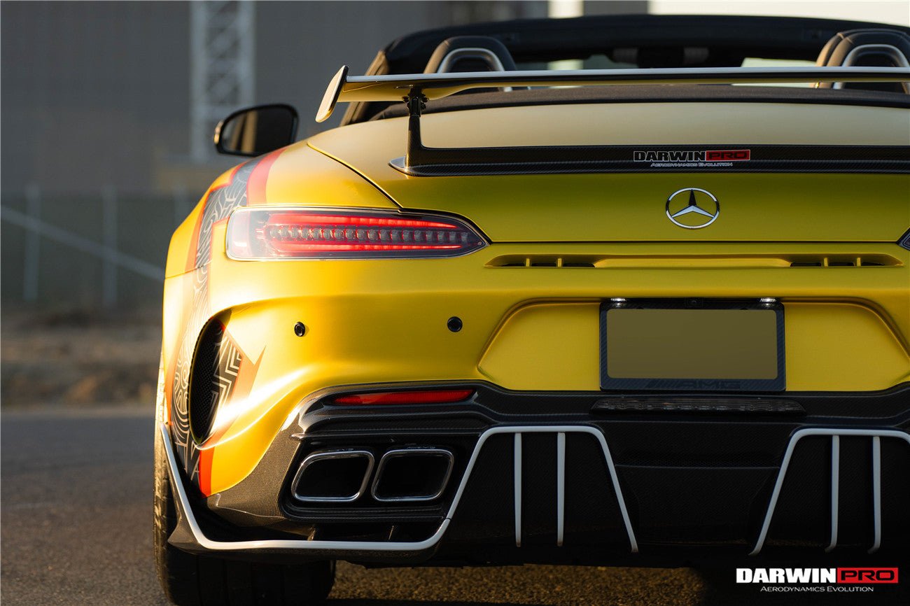 2017 - 2021 Mercedes Benz AMG GTC IMPII Part Carbon Fiber Rear Bumper With Exhasust tips