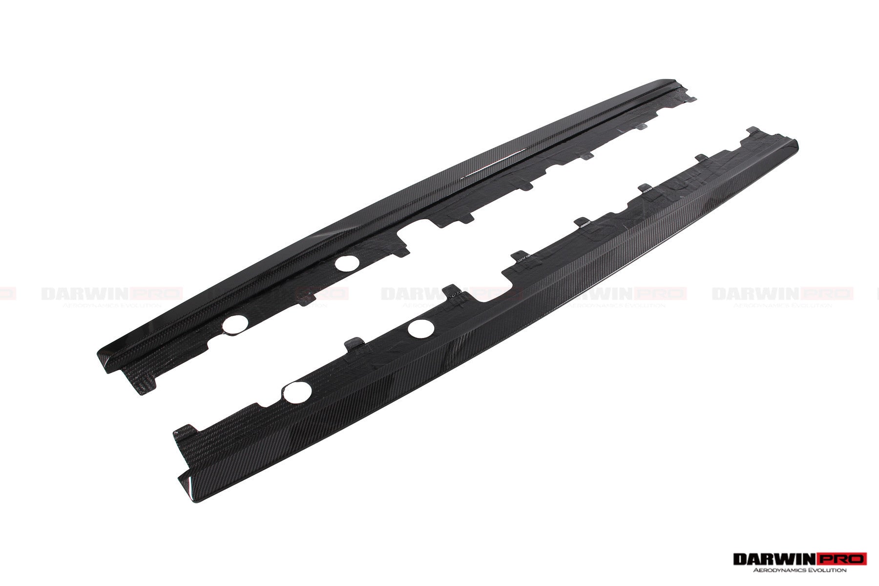 2016 - 2018 Audi R8 GEN2 Coupe&Spyder Performance Parts Style Dry Carbon Fiber Side Skirts