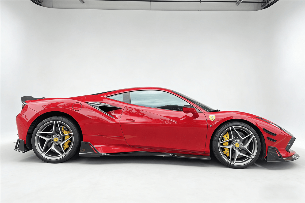 Ferrari F8 MSY Style Autoclave Carbon Fiber Side Skirts 2019-2024