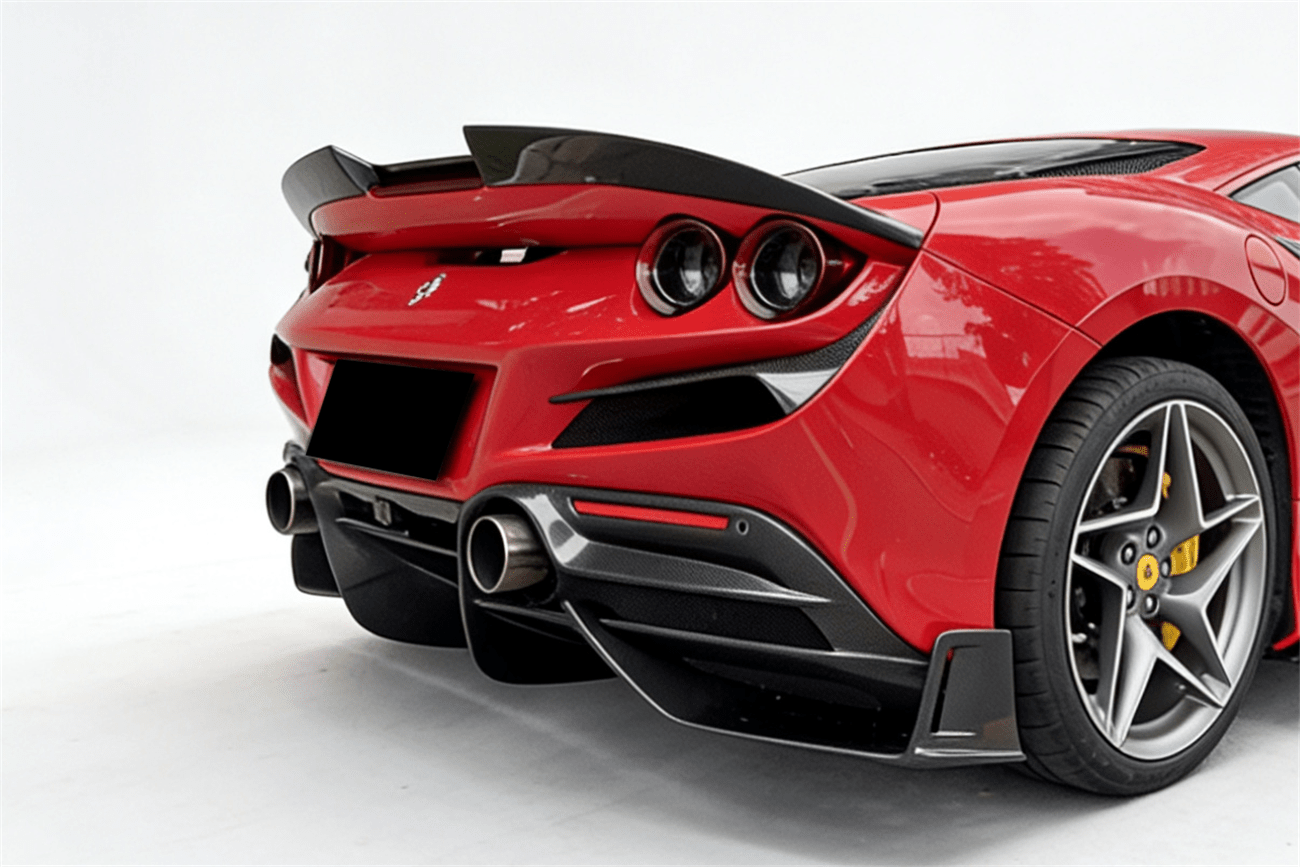 Ferrari F8 MSY Style Carbon Fiber Rear Diffuser 2019-2024