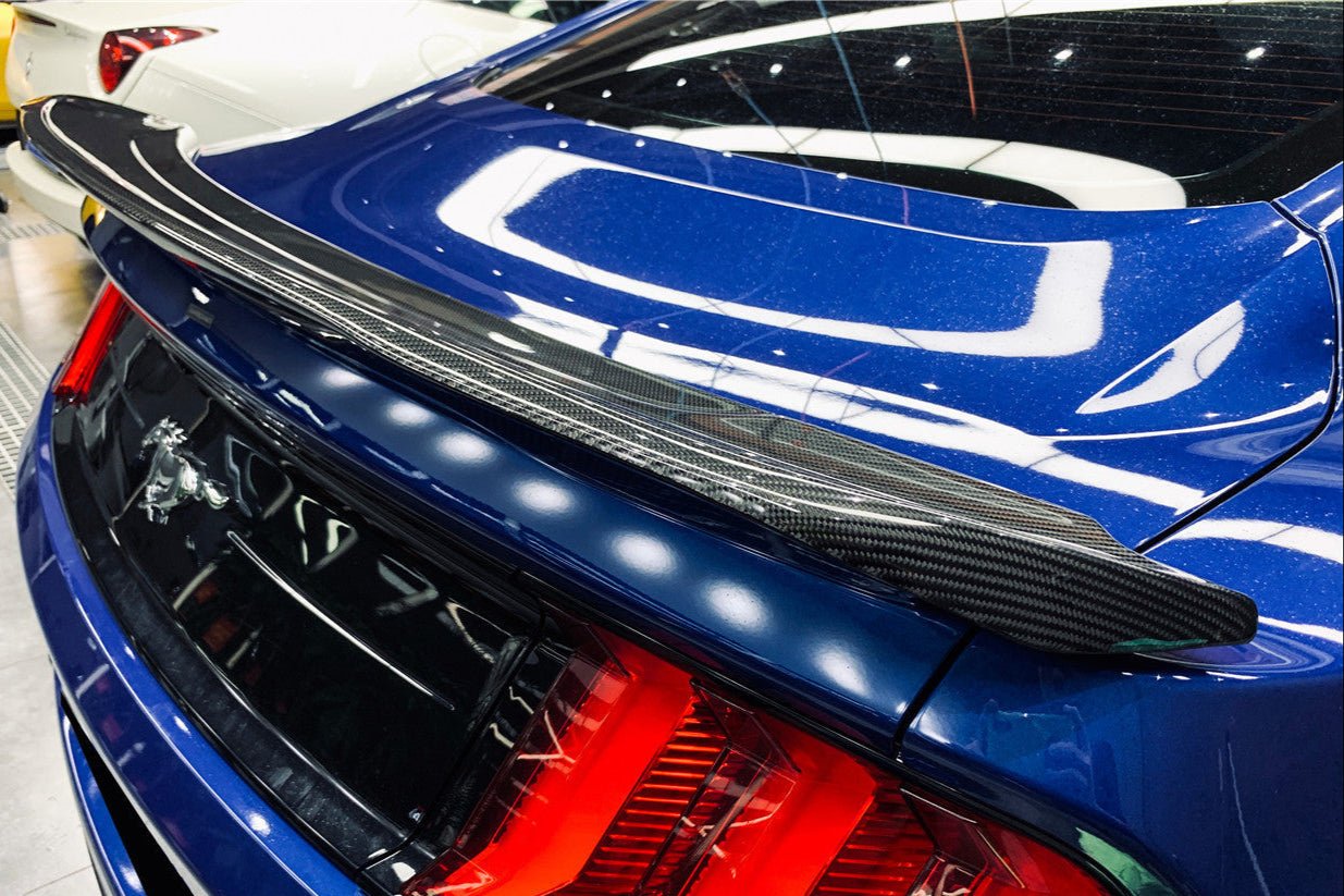 2015 - 2023 Ford Mustang BM Style Carbon Fiber Trunk Spoiler