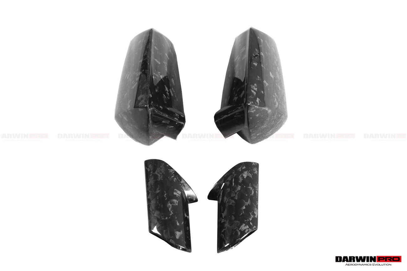 2011 - 2016 Lamborghini Aventador LP700 LP720 LP750 SVJ SV Coupe & Roadster Dry Carbon Fiber Mirror Housing Replacement