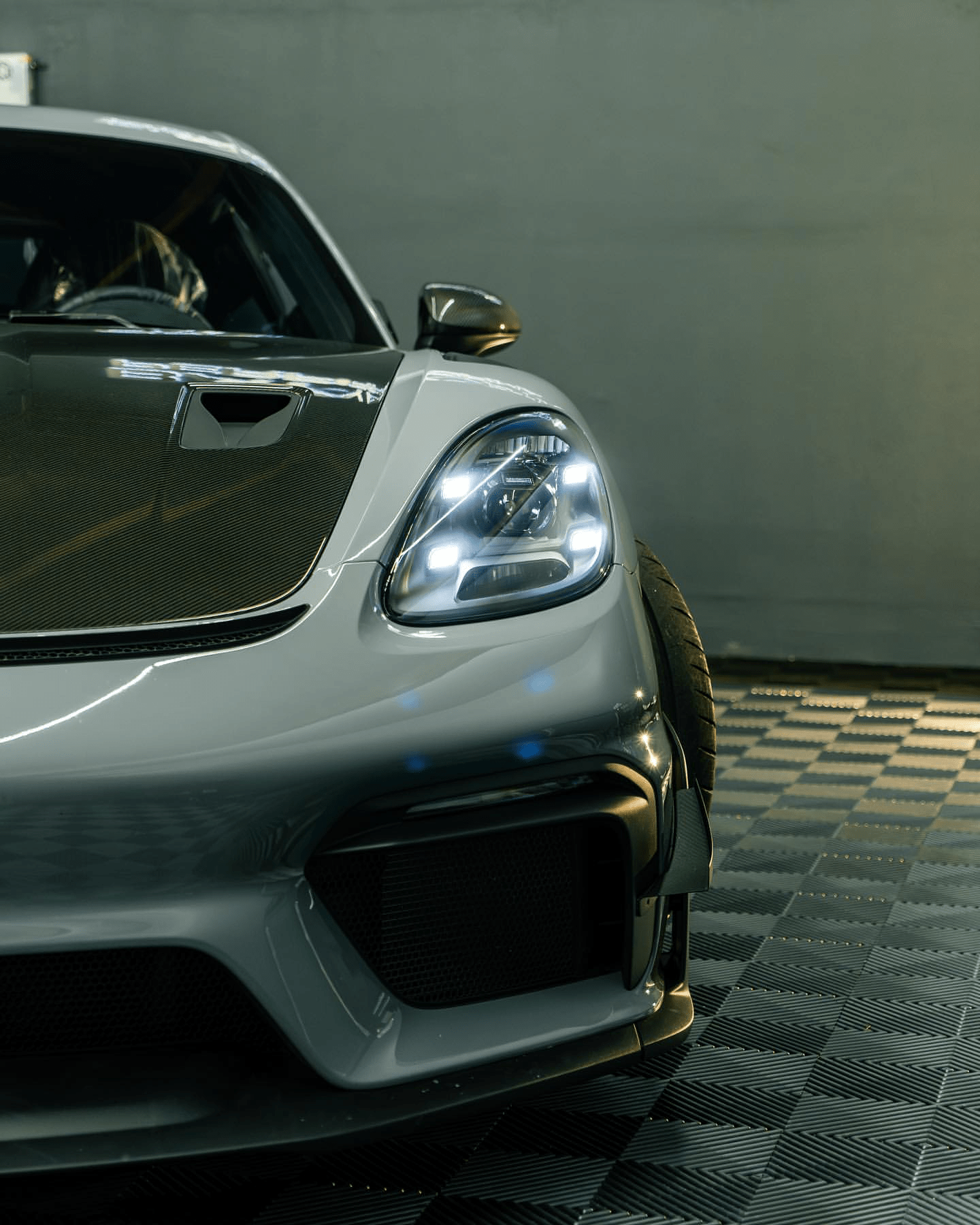 718 Matrix Style LED Headlights for Porsche 718 Boxster Cayman / GT4RS (2019 - Present Xenon Only)