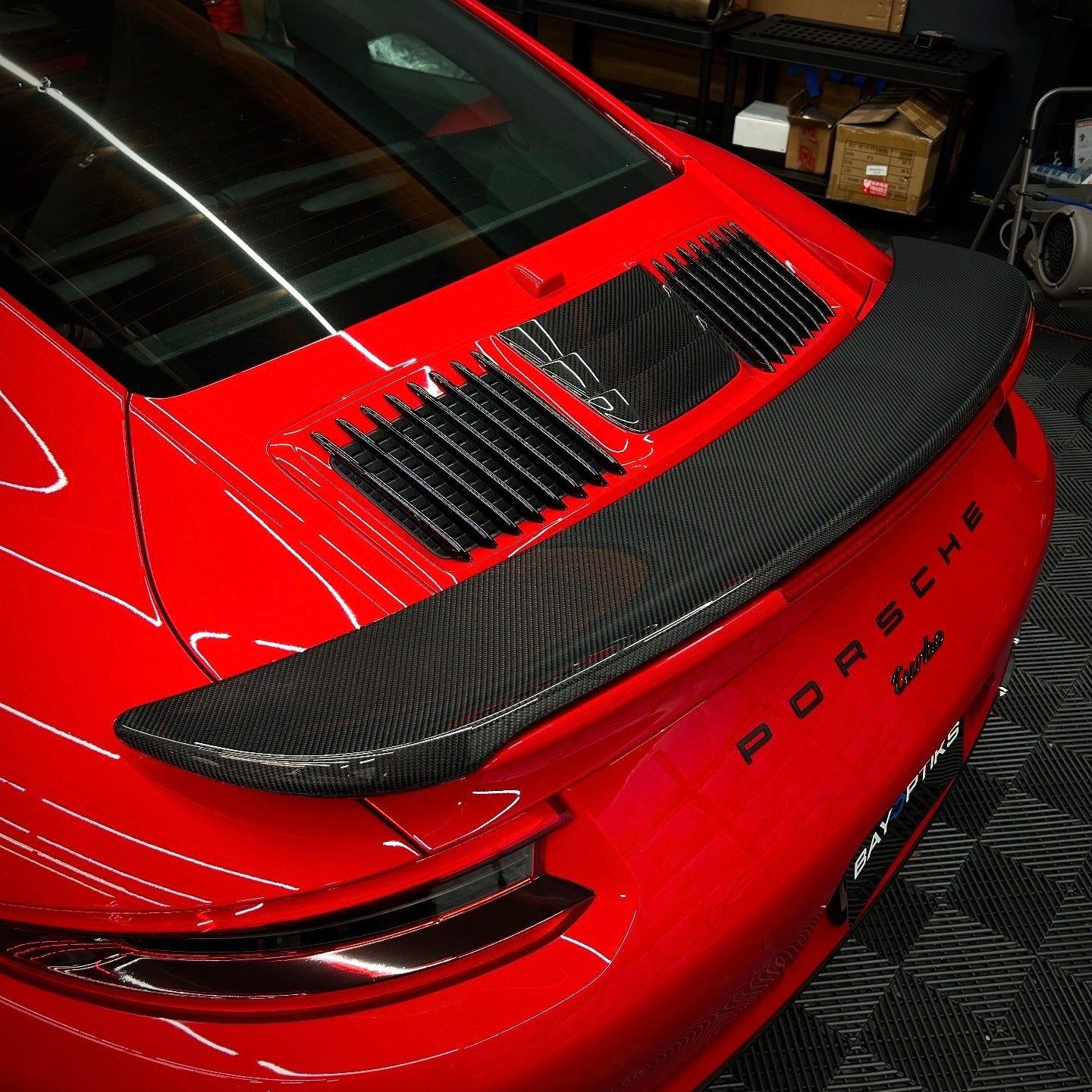 Porsche 911 991.2 Turbo S Carbon Fiber Up Wing 2016-2019