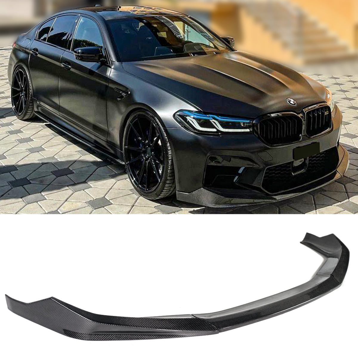 M5 BMW All Models Front Lip Carbon Fiber 2021-2023