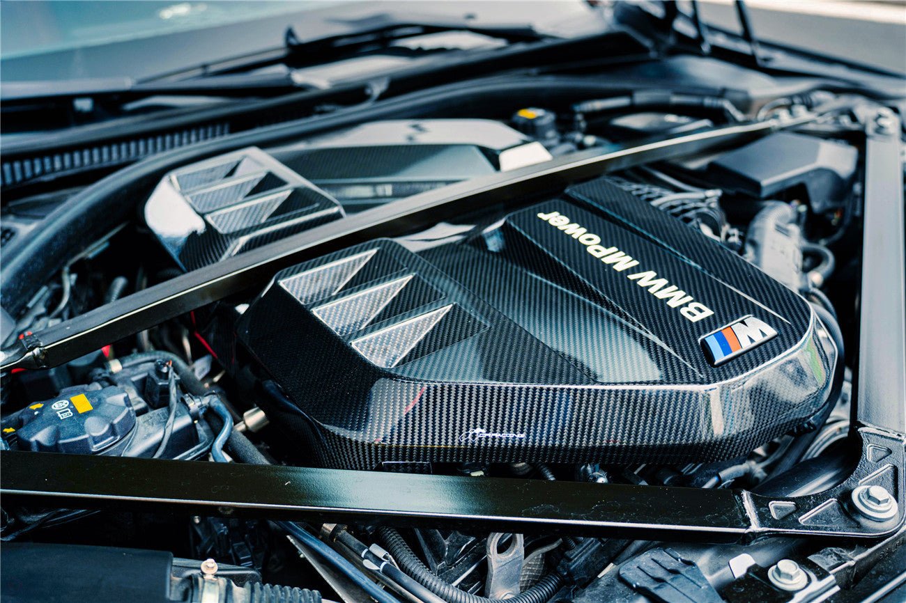 2021-2025 BMW M3 G80 M4 G82 G83 DRY Carbon Fiber Engine Cover