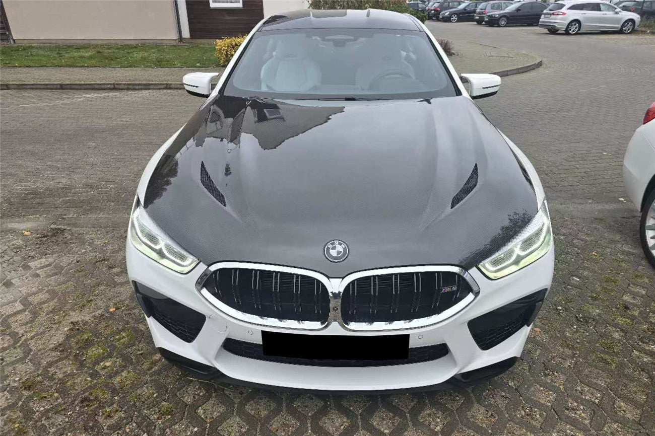 BMW M8 F91 F92 F93 8 Series G14 G15 G16 AD Style Autoclave Carbon Fiber Hood 2018-2025