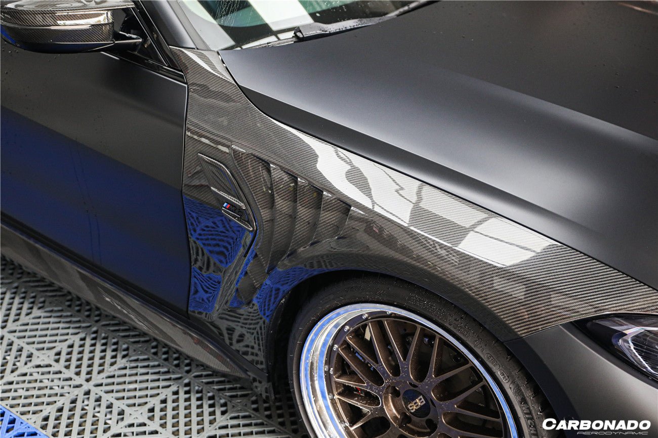 BMW M3 G80 G81 M4 G82 G83 OD Style Dry Carbon Fiber Front Fender 2021-2025
