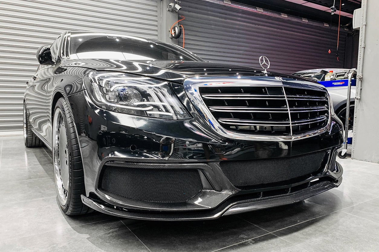 2017 - 2020 Mercedes Benz W222 Sedan BRS-2019 Style Front Bumper