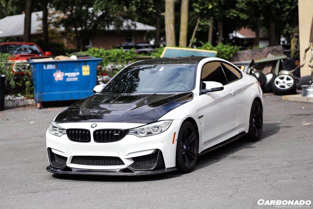 2014-2020 BMW M3 F80 & M4 F82 BS Style Carbon Fiber Front Lip