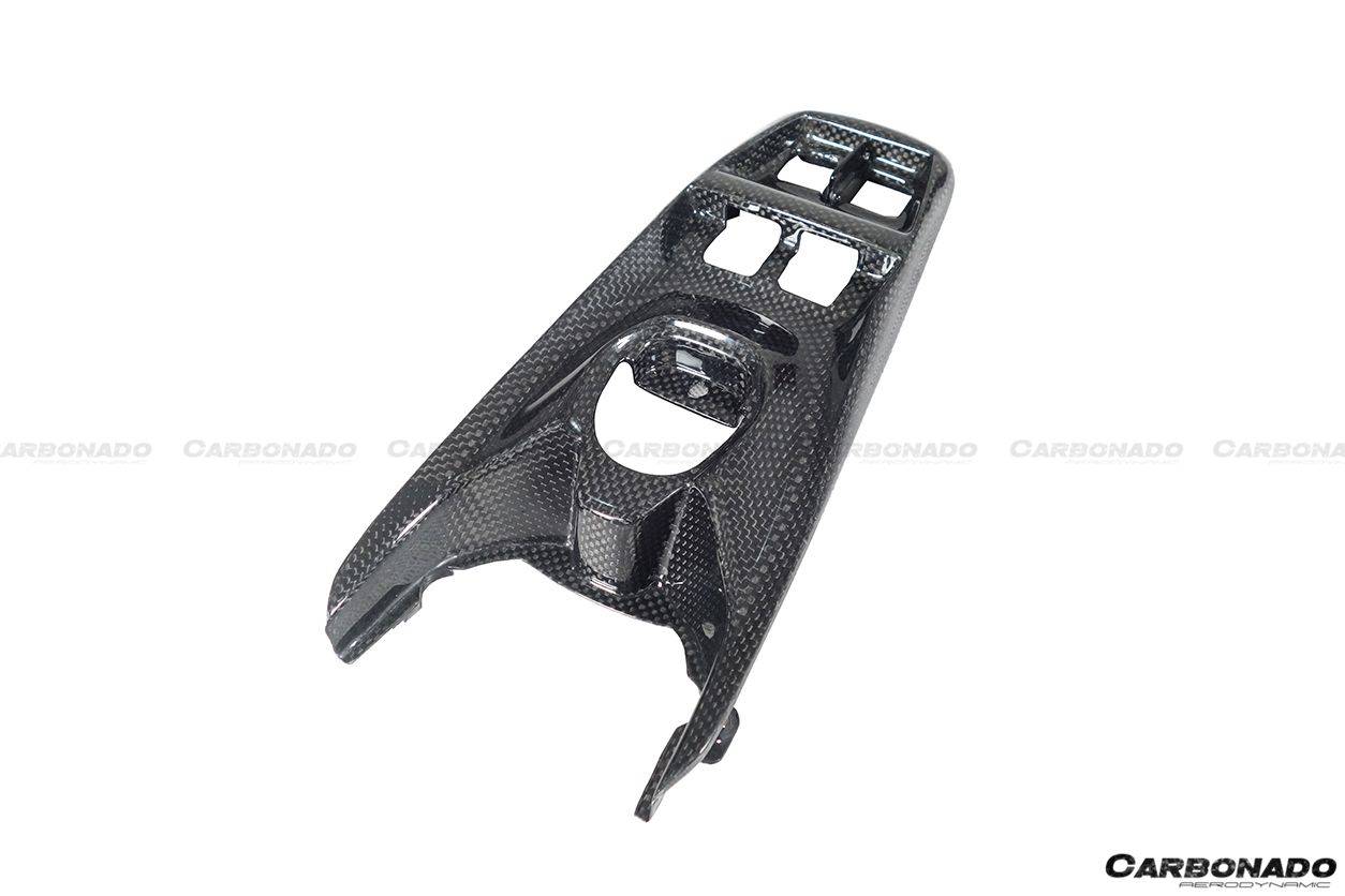 Ferrari 488 F142M GTB Spider Dry Carbon Fiber Bridge Support Window Switch Panel 2015-2020
