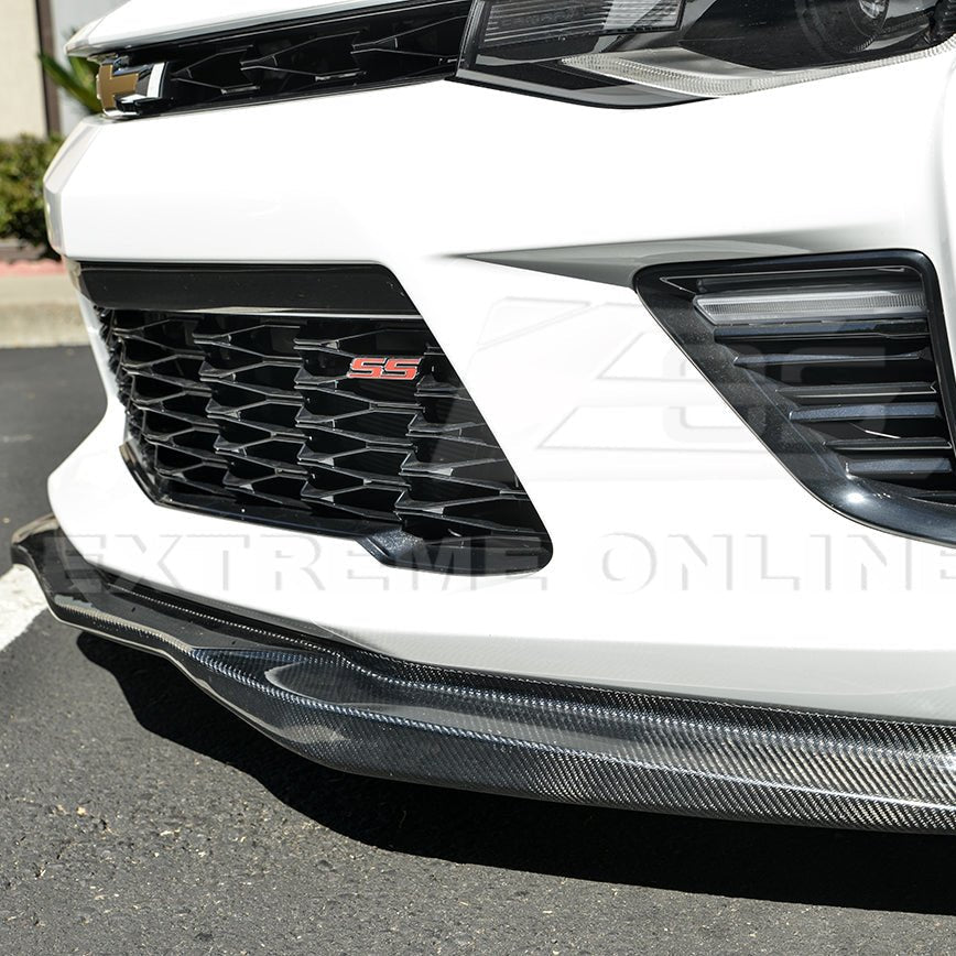 Chevrolet Camaro SS T6 Style Front Lip Splitter with Side End Caps 2016-2024