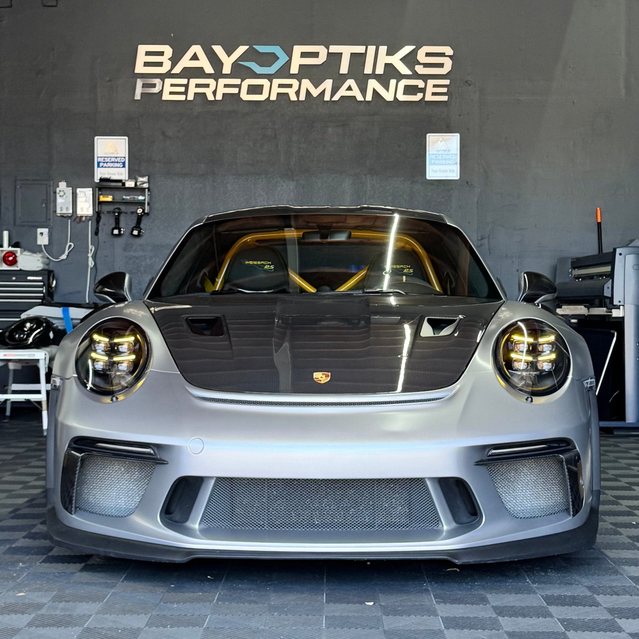 992.2 HD Matrix Style Dual Color DRL Yellow/White LED Headlights for Porsche 991.1 & 991.2 (2012 - 2019)