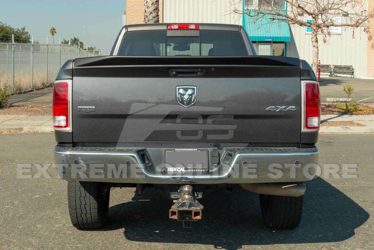 Ram 1500 2500 3500 DS Matte Black Rear Tailgate Spoiler 2009-2018