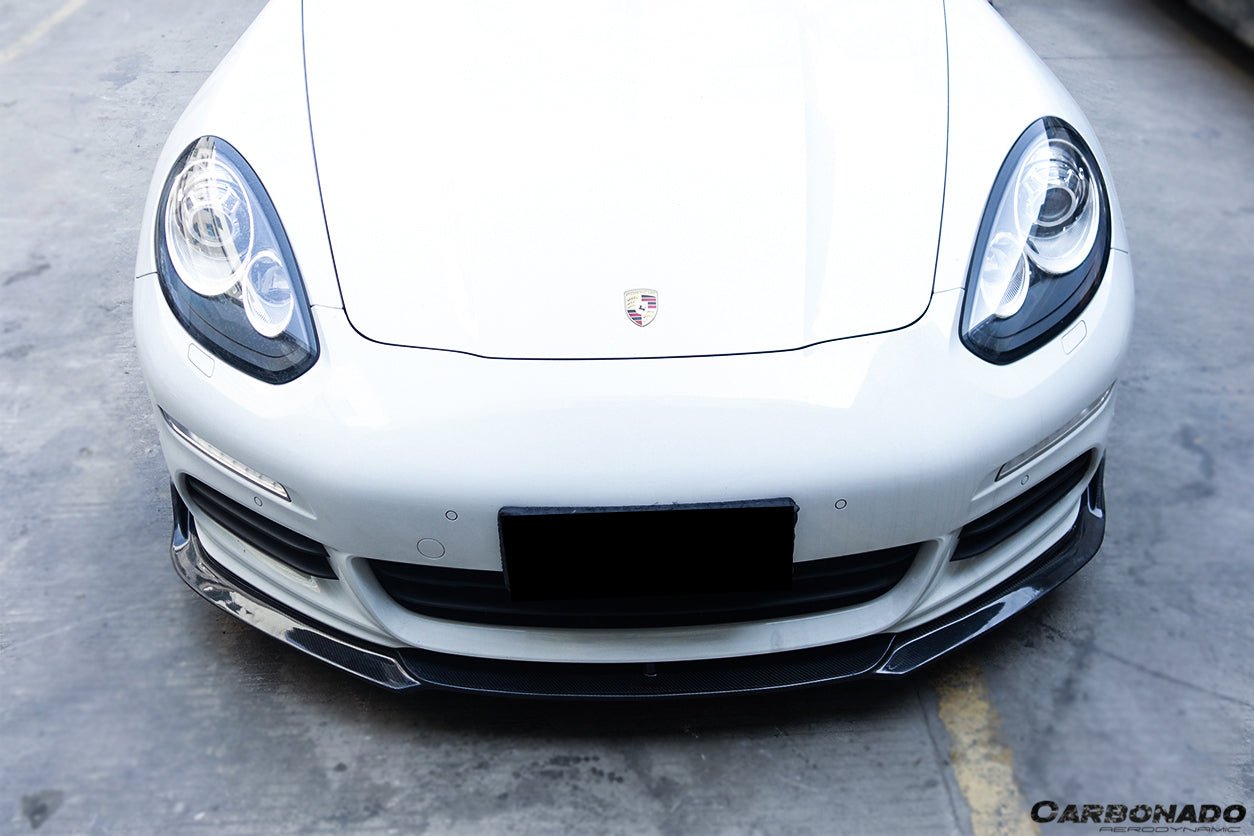 2013 - 2016 Porsche Panamera 970.2 BS-Sport Style Carbon Fiber Front Lip