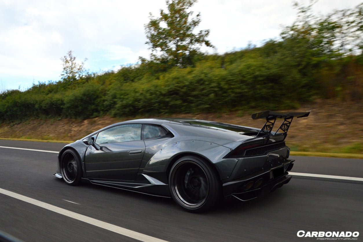 2015 - 2020 Lamborghini Huracan LP610/LP580 DE Style Wide Fender Flares