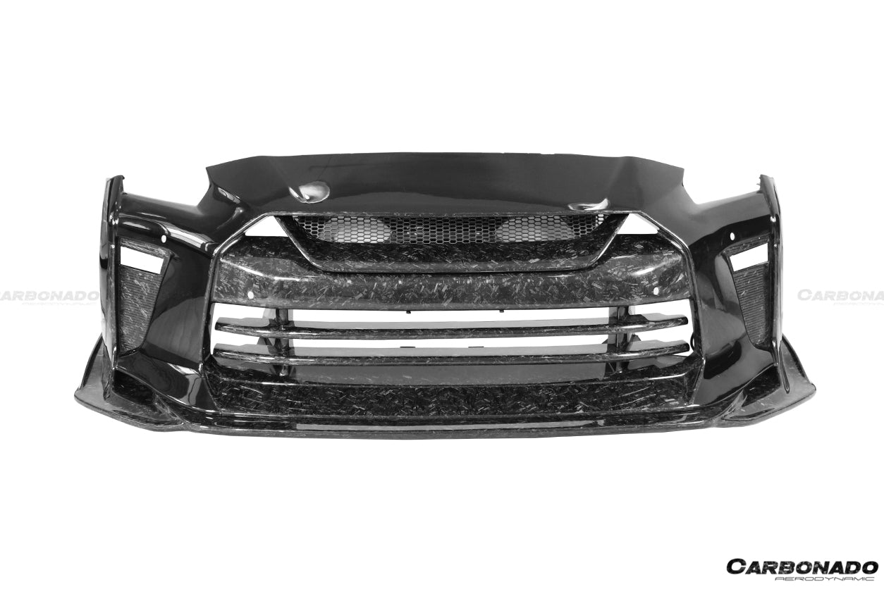 2008 - 2022 Nissan GTR R35 CBA/DBA/EBA TS Style Front Bumper