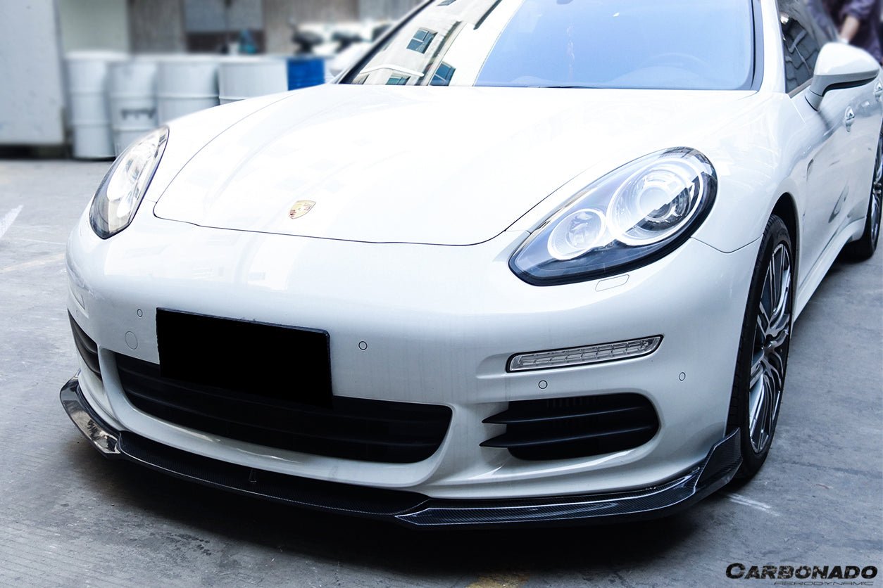 2013 - 2016 Porsche Panamera 970.2 BS-Sport Style Carbon Fiber Front Lip