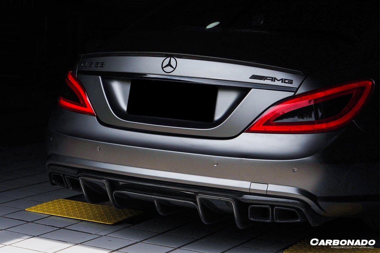 2011 - 2015 Mercedes Benz CLS400 CLS500 CLS63 AMG W218 RT Style Rear Diffuser