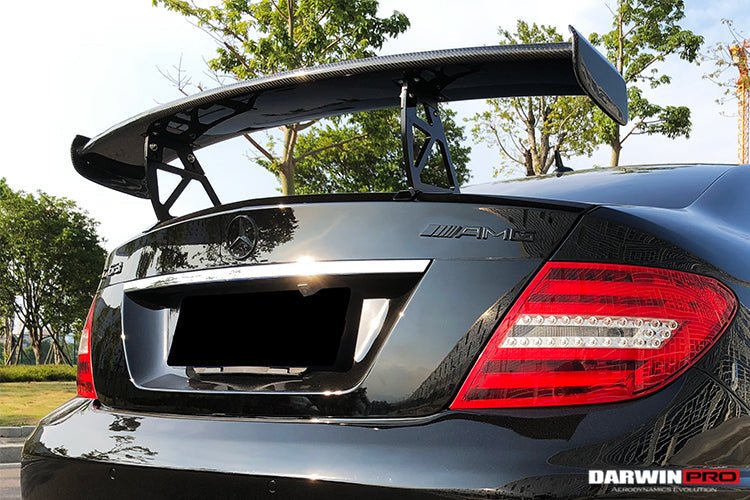 Mercedes Benz W204 C Class/ C63 AMG Coupe BKSS Style Carbon Fiber Trunk Spoiler