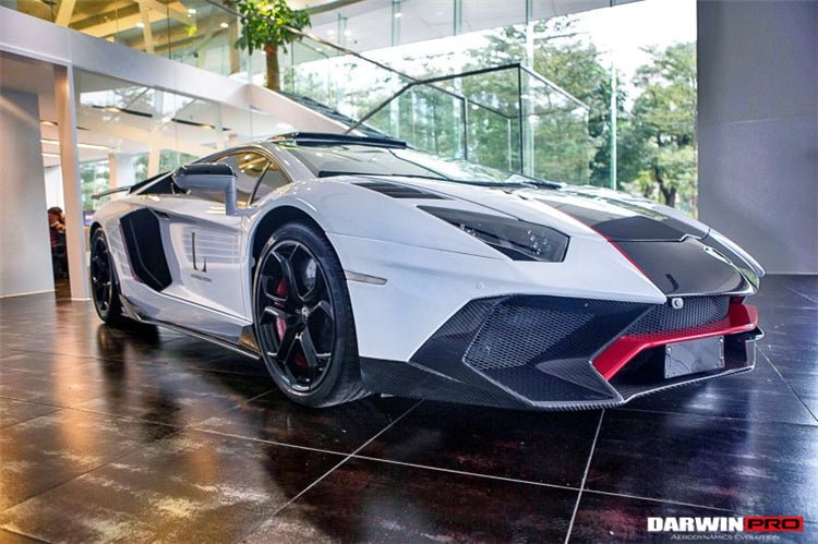 2011 - 2016 Lamborghini Aventador LP700 Coupe/Roadster BKSS Style Carbon Fiber Side Skirts Under Board