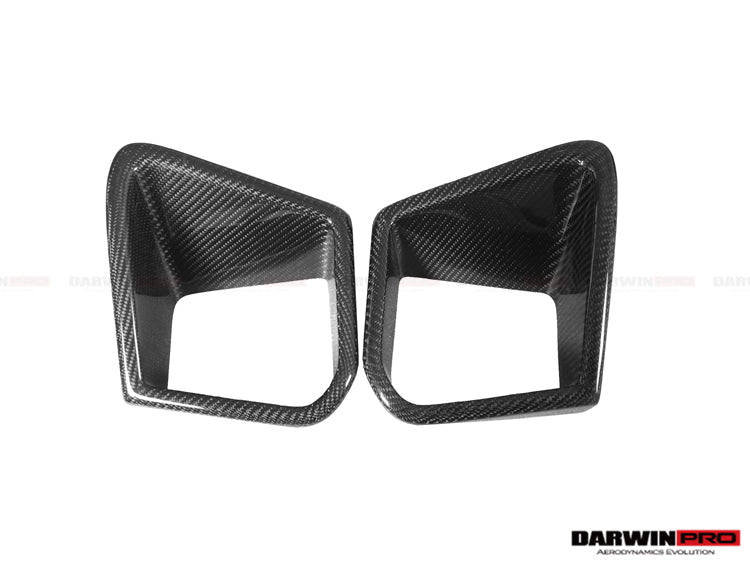 2017 - 2022 Nissan GTR R35 EBA BKSS Style Carbon Fiber Front Bumper Vents