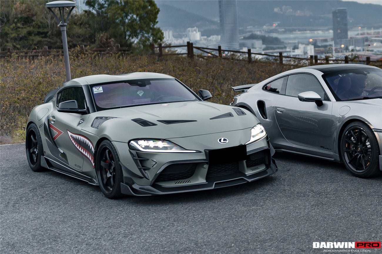 2019 - 2025 Toyota GR Supra (J29 & DB) A90 A91 BKSS Style Carbon Fiber Front Lip