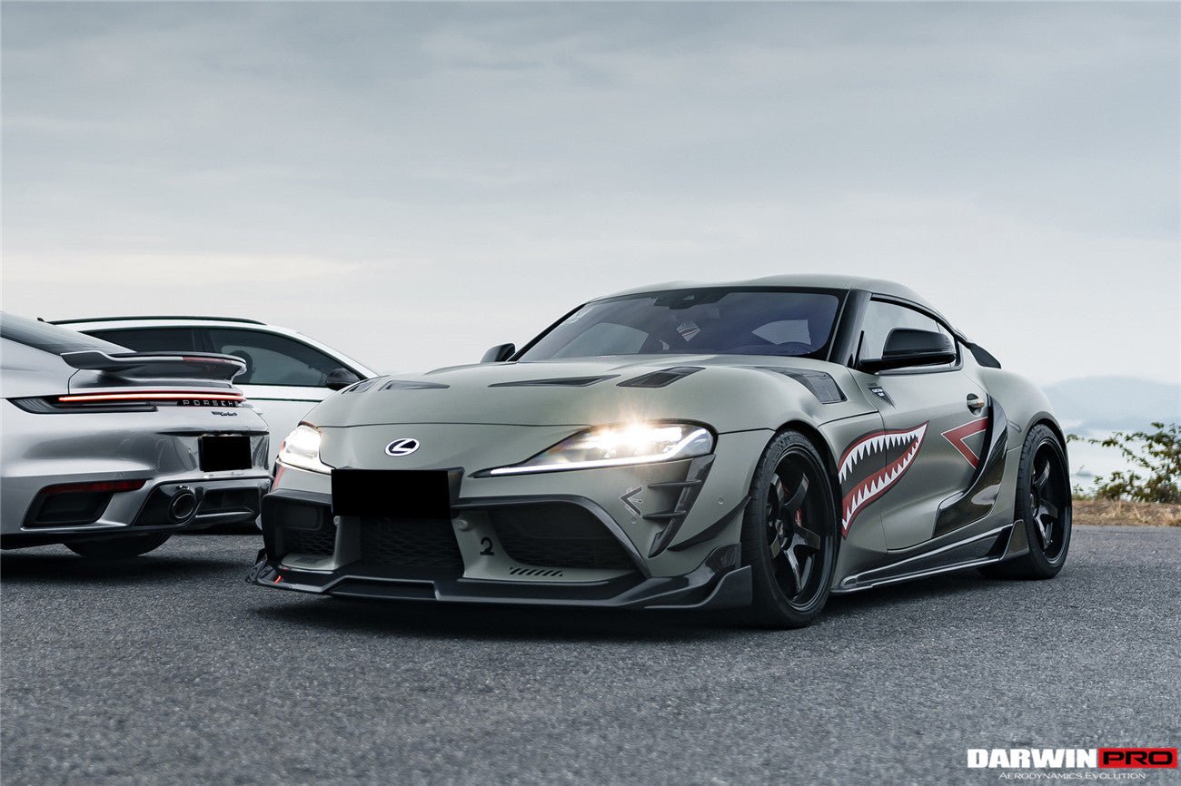 2019 - 2025 Toyota GR Supra (J29 & DB) A90 A91 BKSS Style Carbon Fiber Side Skirts