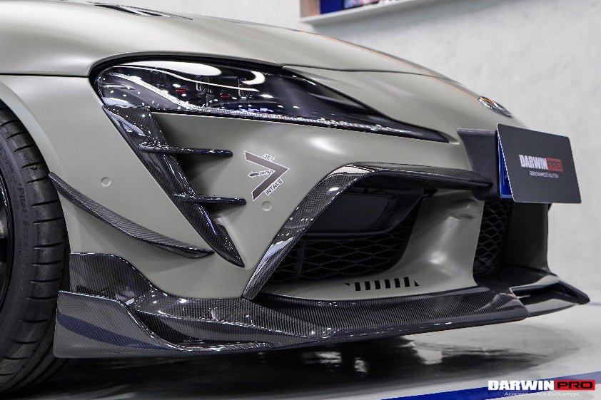 2019 - 2025 Toyota GR Supra (J29 & DB) A90 A91 BKSS Style Carbon Fiber Front Lip