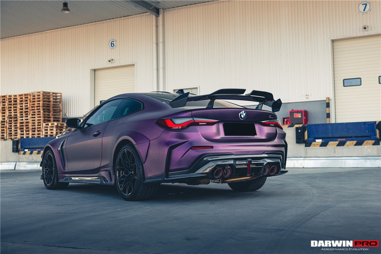 2021-2025 BMW M4 G82 & G83 BKSSII Style Rear Bumper with LED Light