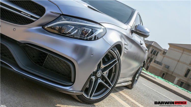 2015 - 2021 Mercedes Benz W205 C63&S AMG Carbon Fiber Front Canards