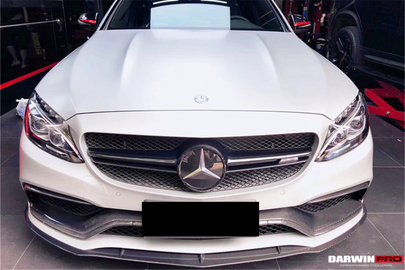 2015 - 2021 Mercedes Benz W205 C63&S AMG Carbon Fiber Front Canards